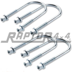 KIT OF 4 REAR U-BOLTS FOR LEAF SPRINGS SUZUKI SAMURAI