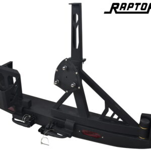 REAR SQUARED BUMPER WITH TYRE AND JERRY CAN CARRIER PATROL Y61