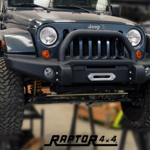 FRONT HD SQUARED WINCH BUMPER WITH A-BAR JK